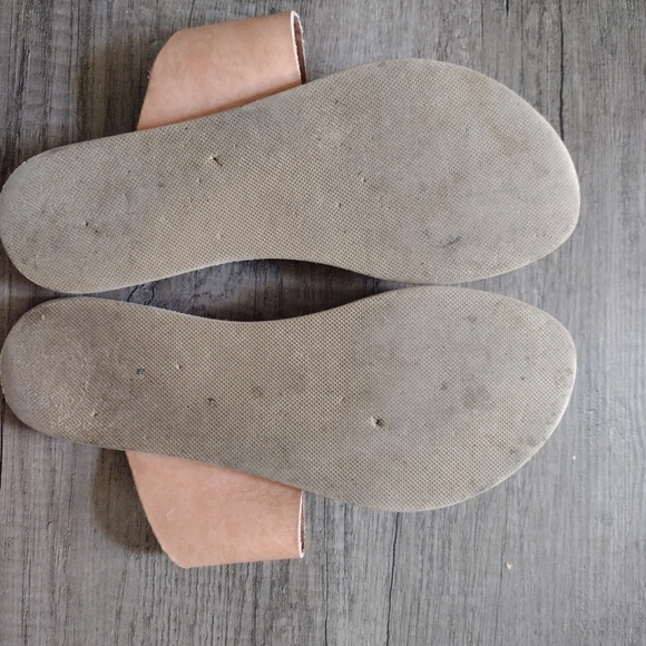 Kionas Handmade Genuine Leather Greek Toe Ring Sandals Minimalist Size 9 - Picture 4 of 4